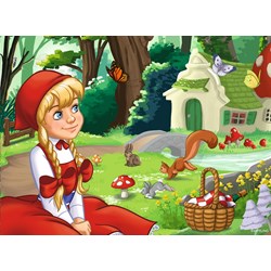 Ravensburger (06945) - "Enchanting Fairytale Forest" - 12 16 20 24 pezzi