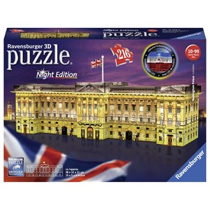 Ravensburger (12529) - "Buckingham Palace by Night" - 216 pezzi