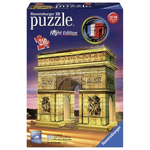 Ravensburger (12522) - "Arch of Triumph at Night" - 216 pezzi