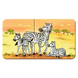 Ravensburger (06943) - "Cute Animal Families" - 2 pezzi