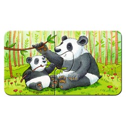 Ravensburger (06943) - "Cute Animal Families" - 2 pezzi