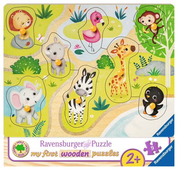 Ravensburger (03687) - "In the Zoo" - 8 pezzi
