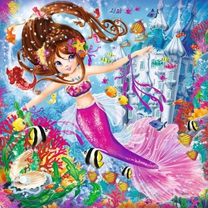 Ravensburger (08063) - "Mermaids" - 49 pezzi