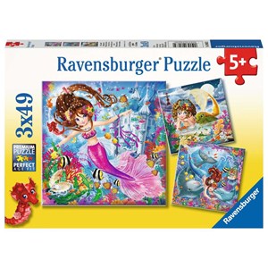 Ravensburger (08063) - "Mermaids" - 49 pezzi