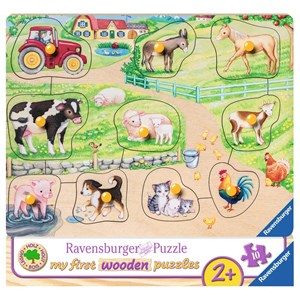 Ravensburger (03689) - "My First Wooden Puzzles" - 10 pezzi
