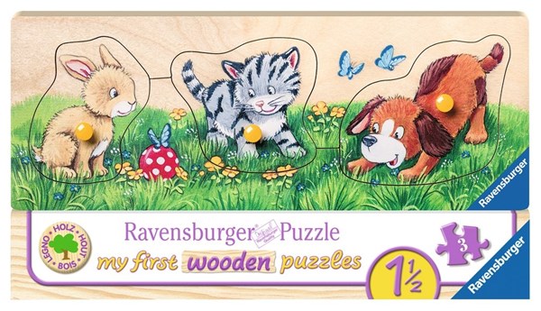 Ravensburger (03203) - "My First Wooden Puzzles" - 3 pezzi