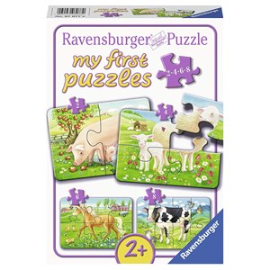 Ravensburger (07077) - "My First Puzzles" - 2 4 6 8 pezzi