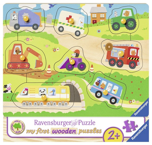 Ravensburger (03684) - "Favorite Vehicles" - 9 pezzi