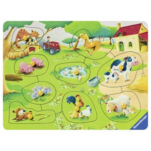 Ravensburger (03683) - "Farm Animals" - 9 pezzi