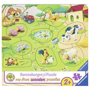Ravensburger (03683) - "Farm Animals" - 9 pezzi