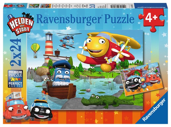 Ravensburger (07827) - "Helden der Stadt" - 24 pezzi