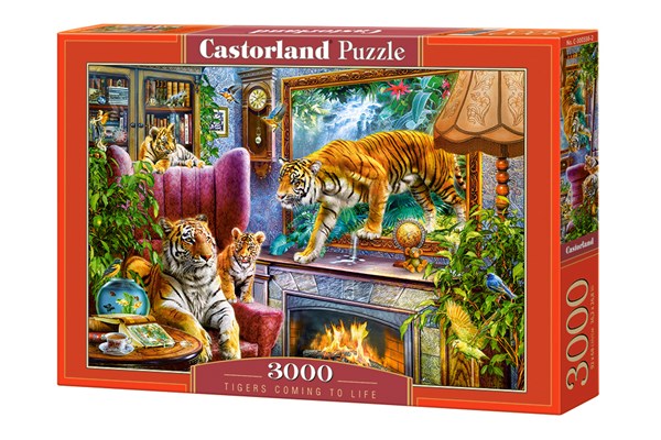 Castorland (C-300556) - "Tigers Comming to Life" - 3000 pezzi