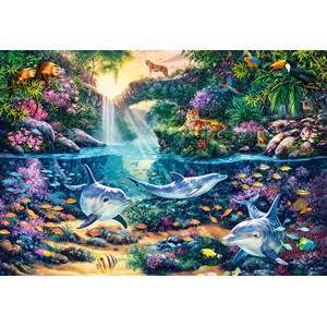 Castorland (C-151875) - "Jungle Paradise" - 1500 pezzi