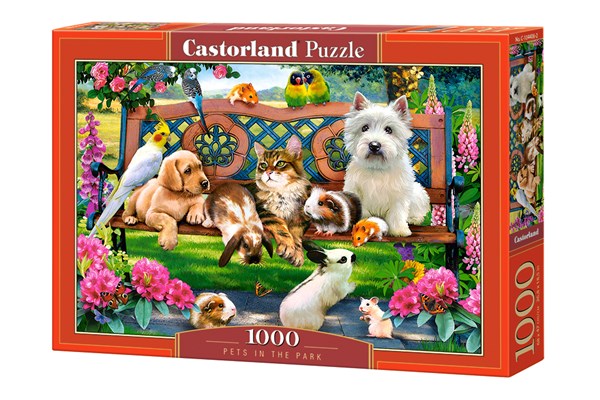 Castorland (C-104406) - "Pets in the Park" - 1000 pezzi