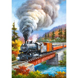Castorland (B-53216) - "Train Crossing" - 500 pezzi