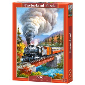 Castorland (B-53216) - "Train Crossing" - 500 pezzi
