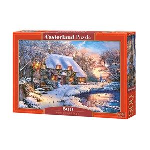 Castorland (B-53278) - "Winter Cottage" - 500 pezzi