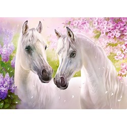 Castorland (B-030378) - "Romantic Horses" - 300 pezzi