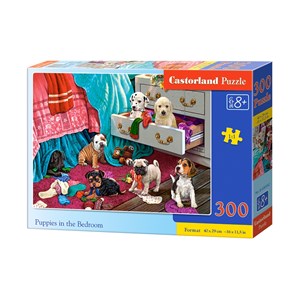 Castorland (B-030392) - "Puppies in the Bedroom" - 300 pezzi