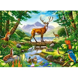 Castorland (B-030408) - "Woodland Harmony" - 300 pezzi