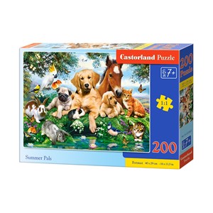 Castorland (B-222063) - "Summer Pals" - 200 pezzi