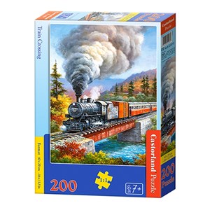 Castorland (B-222070) - "Train Crossing" - 200 pezzi
