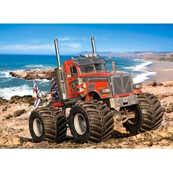 Castorland (B-222100) - "Monster Truck on the Rocky Coast" - 200 pezzi