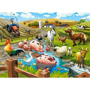 Castorland (B-070060) - "Life on the Farm" - 70 pezzi