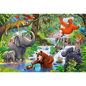 Castorland (B-040315) - "Jungle Animals" - 40 pezzi