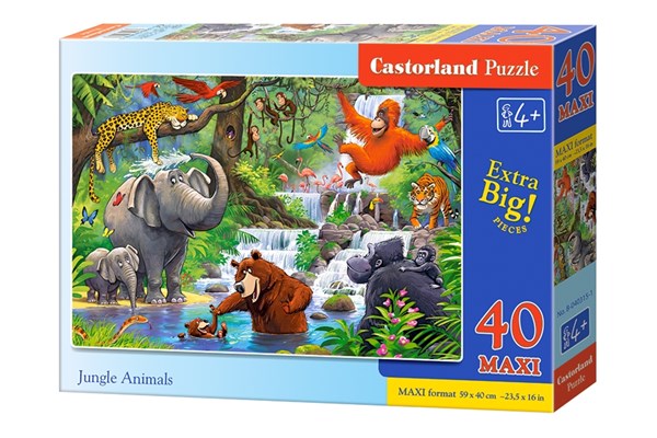 Castorland (B-040315) - "Jungle Animals" - 40 pezzi