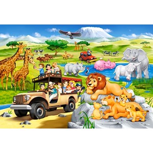 Castorland (B-040322) - "Safari Adventure" - 40 pezzi