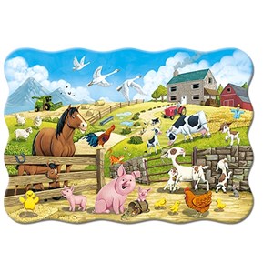 Castorland (C-02429) - "Animals on the Farm" - 20 pezzi