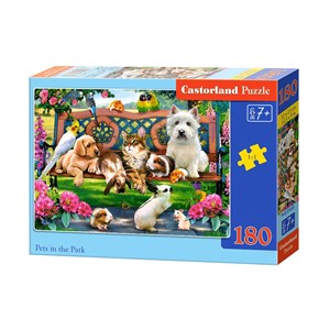 Castorland (B-018444) - "Pets in the Park" - 180 pezzi