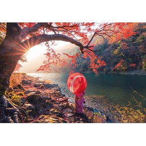 Educa (18455) - "Sunrise on the river Katsura, Japan" - 1000 pezzi
