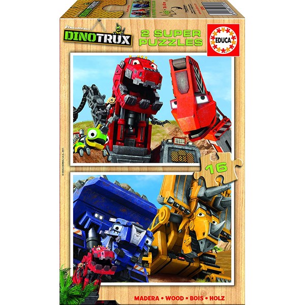 Educa (17270) - "Dinotrux" - 16 pezzi