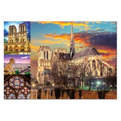 Educa (18456) - "Notre Dame Collage" - 1000 pezzi