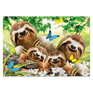 Educa (18450) - "Sloth Family Selfie" - 500 pezzi
