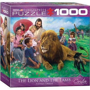 Eurographics (8000-0345) - Nathan Greene: "The Lion and the Lamb" - 1000 pezzi