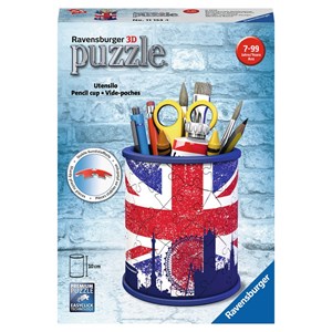 Ravensburger (11153) - "Pencil Cup, Union Jack" - 54 pezzi