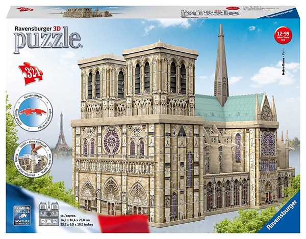 Ravensburger (12523) - "Notre Dame, France" - 324 pezzi