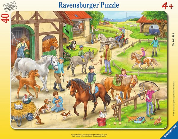 Ravensburger (06164) - "On the Horse Farm" - 40 pezzi