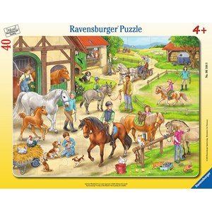 Ravensburger (06164) - "On the Horse Farm" - 40 pezzi