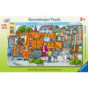 Ravensburger (06162) - "On the Way to the Garbage Disposal" - 15 pezzi