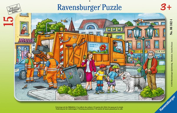 Ravensburger (06162) - "On the Way to the Garbage Disposal" - 15 pezzi