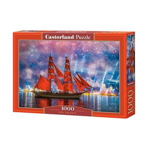 Castorland (C-104482) - "Red Frigate" - 1000 pezzi