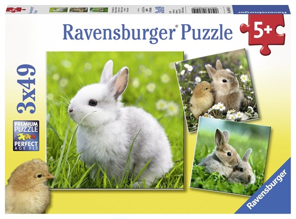 Ravensburger (08041) - "Cute Bunny" - 49 pezzi