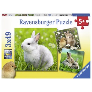 Ravensburger (08041) - "Cute Bunny" - 49 pezzi