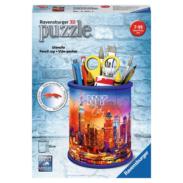 Ravensburger (11201) - "Pencil Cup, Skyline" - 72 pezzi
