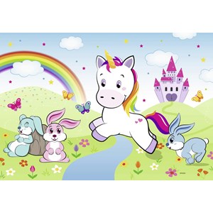 Ravensburger (07828) - "Fabulous Unicorn" - 24 pezzi
