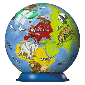 Ravensburger (11840) - "World map for children" - 72 pezzi